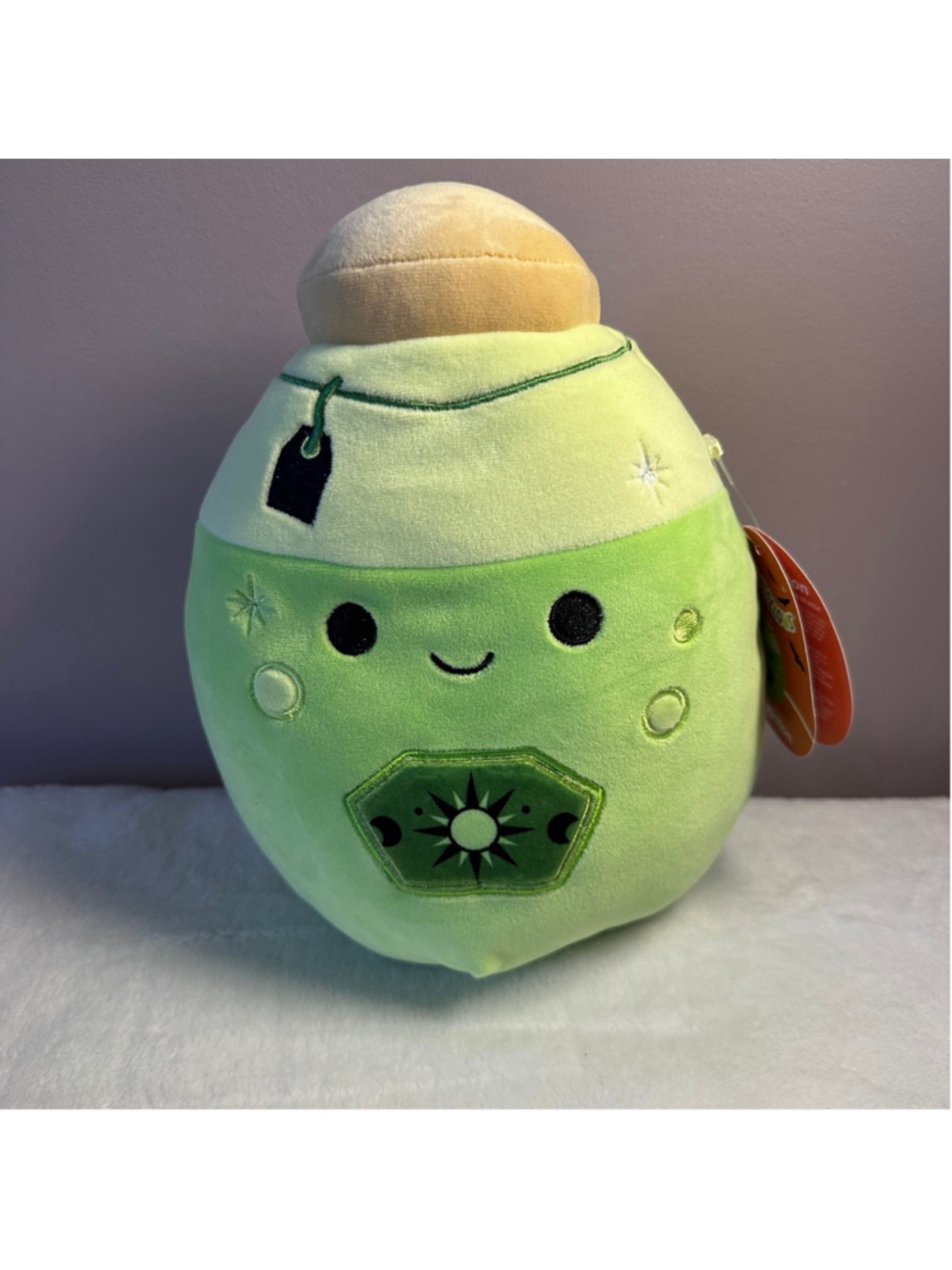 Squishmallows Livingston Potion Plush 10” Green Bottle NWT